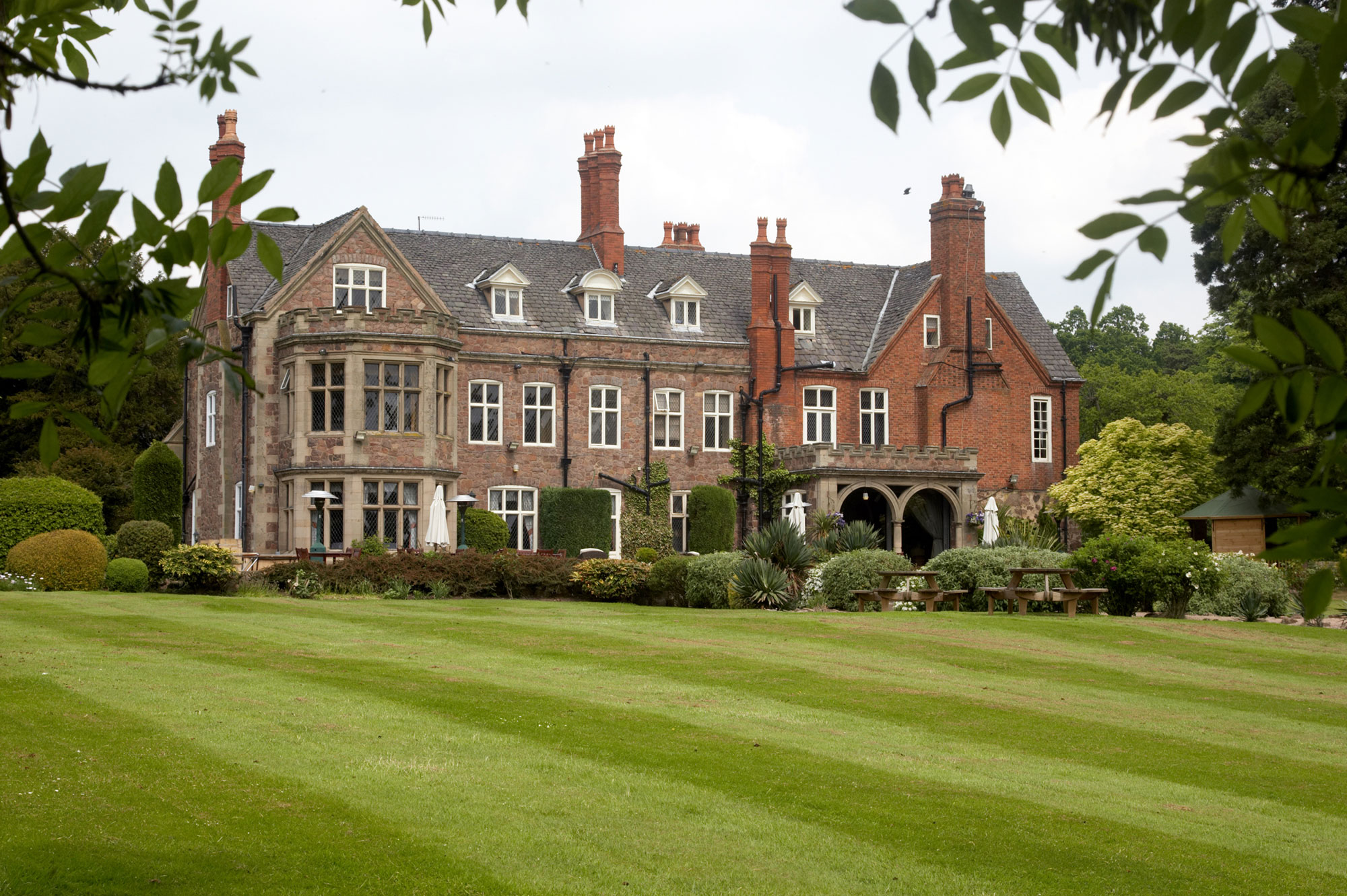 An estate lawn tended by mw turfcare